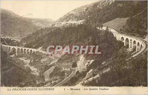Cartes postales Morez La Franche Comte Illustree Les Quatre Viaducs
