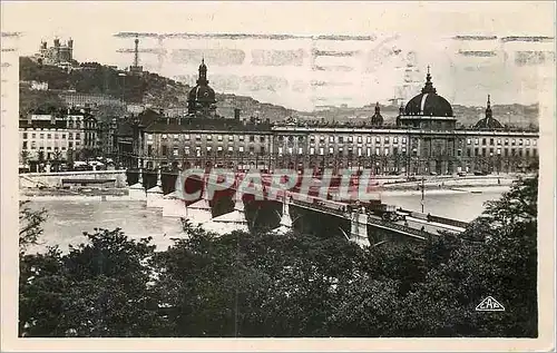 Cartes postales moderne Lyon Pont de la Guillotiere et le Grand Hotel Dieu