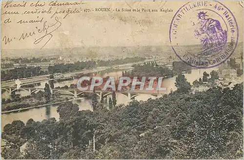 Cartes postales Rouen La Saine et le Pont aux Anglais