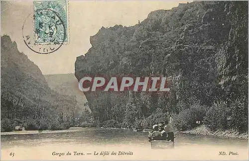 Cartes postales Gorges du Tarn Le Defile des Detroits