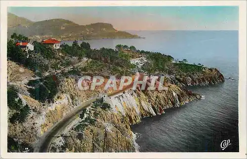 Moderne Karte Le Trayas Route de la Corniche d'Or