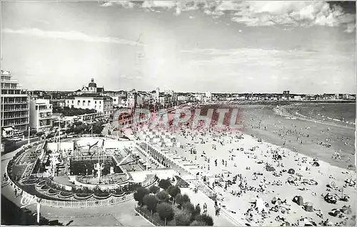 Moderne Karte Les Sables d'Olonne La Piscine et la Plage