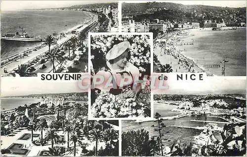 Cartes postales moderne Souvenir de Nice La Cote d'Azur