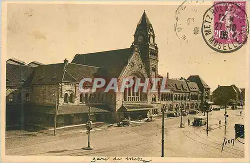 Ansichtskarte AK Metz (Moselle) La Douce France La Gare Centrale