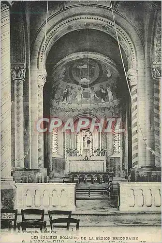 Cartes postales Anzy le Duc Les Eglises Romaines de la Region Brionnaise