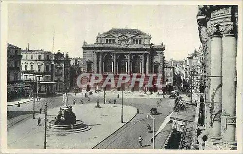 Cartes postales moderne Montpellier La Place de la Comedie