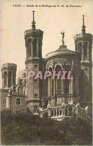 Ansichtskarte AK Lyon Abside de la Basilique de N D de Fourviere