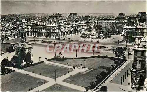 Moderne Karte Paris en Flanant Perspective sur la Place du Carrousel