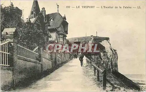 Ansichtskarte AK Le Treport L'Escalier de la Falaise