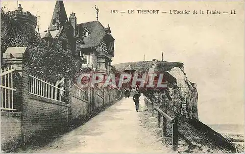 Cartes postales Le Treport L'Escalier de la Falaise