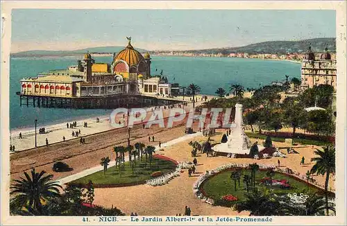 Cartes postales Nice Le Jardin Albert 1er et la Jetee Promenade