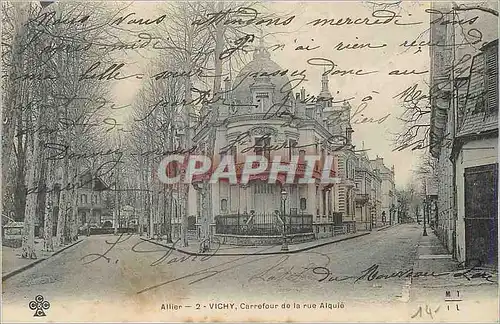 Cartes postales Vichy Allier Carrefour de la Rue Alquie