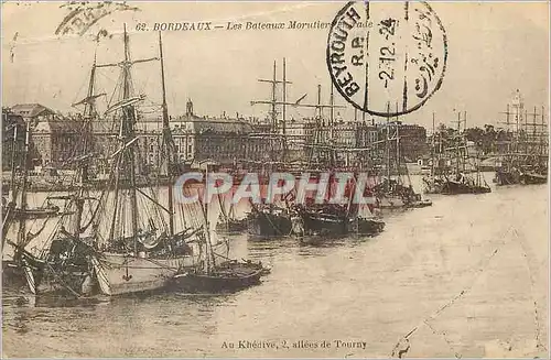 Cartes postales Bordeaux Les Bateaux Morutier Bateaux