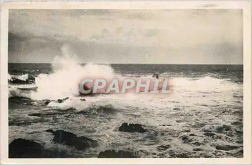 Cartes postales moderne Saint Malo Effet des Vagues