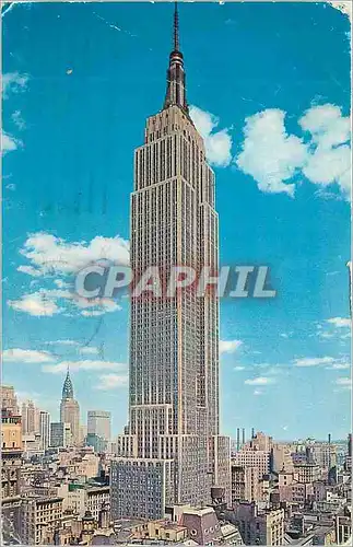 Moderne Karte Empire State Building New York City