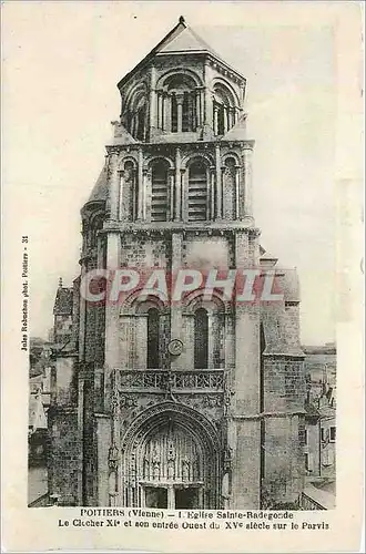 Cartes postales Poitiers (Vienne) L'Eglise Sainte Radegonde