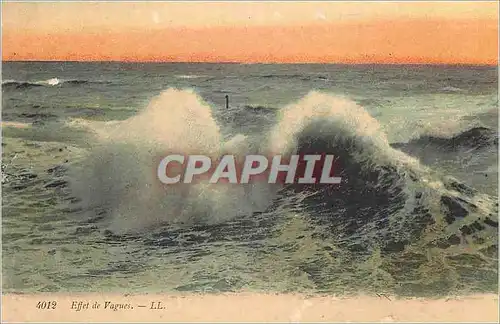 Cartes postales Effet de Vagues