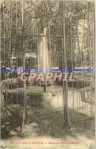 Cartes postales Vichy Bellerive Source Intermittente