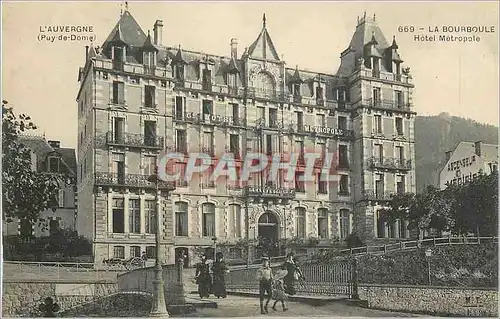 Cartes postales La Bourboule L'Auvergne (Puy de Dome) Hotel Metropole Enfants