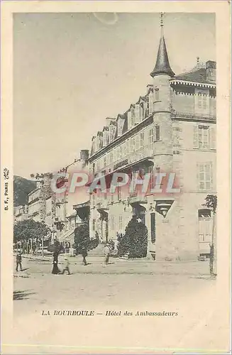 Cartes postales La Bourboule Hotel des Ambassadeurs