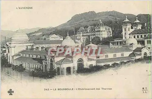 Cartes postales La Bourboule L'Auvergne L'Etablissement des Thermes