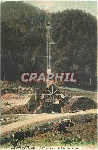 Cartes postales La Bourboule Le Funiculaire de Charlanne Vaches