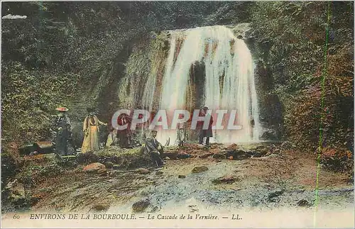 Ansichtskarte AK Environs de la Bourboule La Cascade de la Verniere