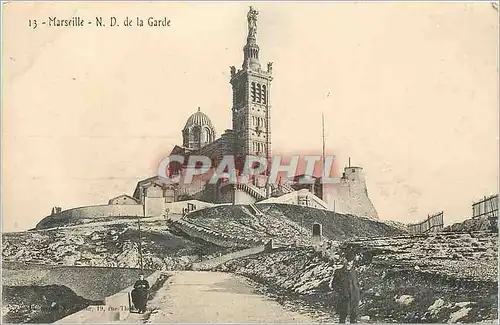 Cartes postales Marseille N D de la Garde