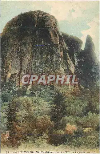 Cartes postales Environs de Mont Dore Le Pic du Capucin