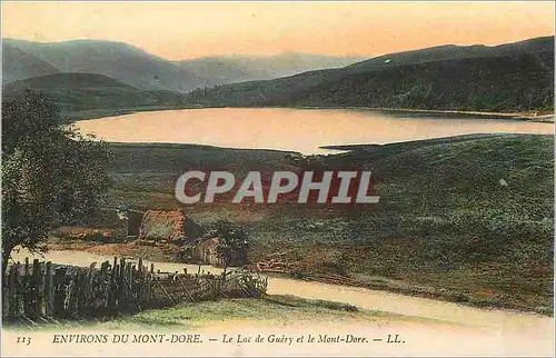 Ansichtskarte AK Environs de Mont Dore Le Lac de Guery et le Mont Dore