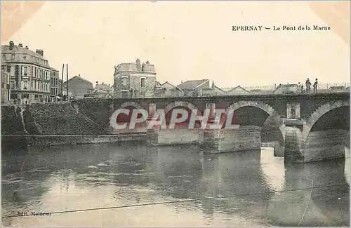 Ansichtskarte AK Epernay Le Pont de la Marne