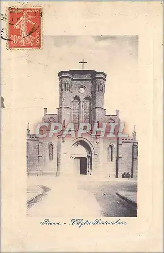 Cartes postales Roanne L'Eglise Sainte Anne