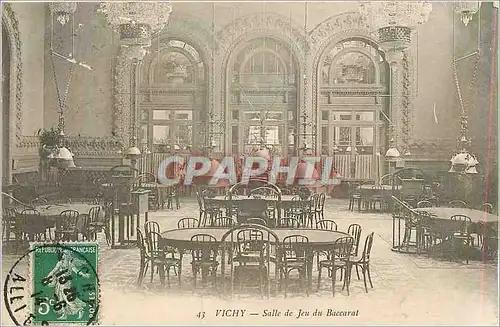 Ansichtskarte AK Vichy Salle de Jeu du Baccarat