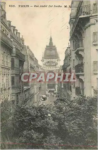 Cartes postales Paris Rue Andre Del Sarthe