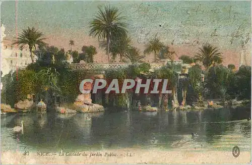 Cartes postales Nice La Cascade du Jardin Public