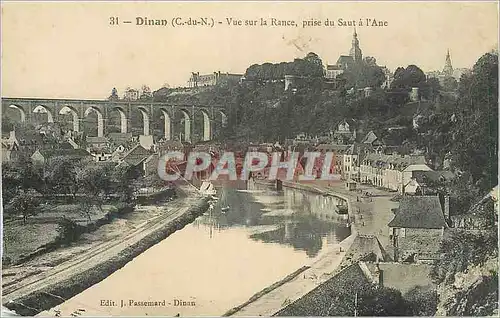 Cartes postales Dinan (C du N) Vue sur la Rance prise du Saut a l'Ane