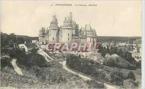 Ansichtskarte AK Pierrefonds Le Chateau Cote Sud