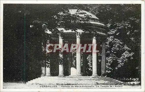 Cartes postales Versailles Hameau de Marie Antoinette Le Temple d'Amour