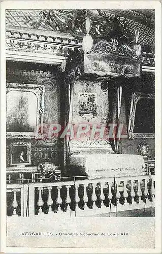 Cartes postales Versailles Chambre a Coucher de Louis XIV