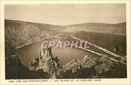 Cartes postales Les Hautes Chaumes Lac Blanc et le Rocher Hans