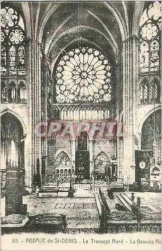 Cartes postales Abbaye de St Denis Le Transept Nord