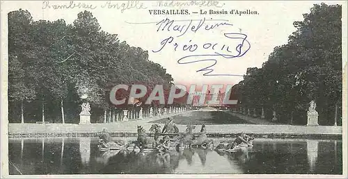 Cartes postales Versailles Le Bassin d'Apollon