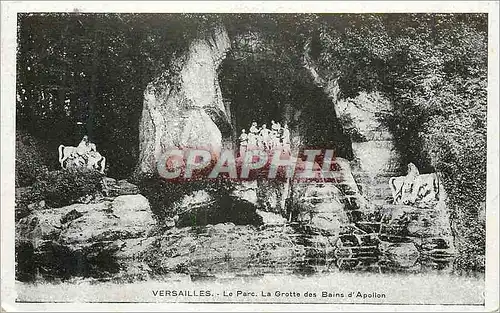 Cartes postales Versailles le Parc La Grette des Bains d'Apollon