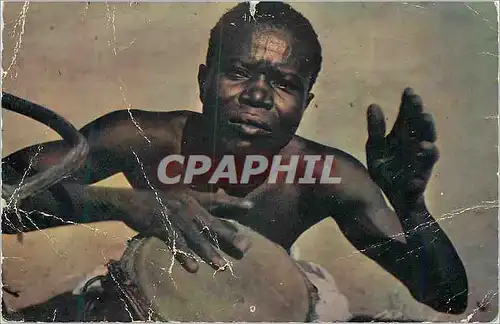 Cartes postales moderne L'Afrique en Couleurs Joueur de Tam Tam
