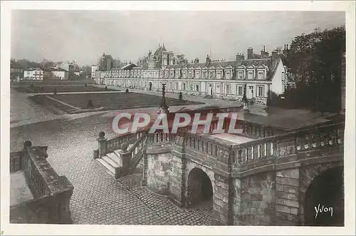 Moderne Karte Palais de Fontainebleau La Douce France Aile des Ministres et Cour des Adieux