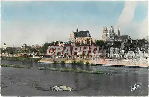 Cartes postales moderne Orleans (Loiret) Les Merveilles du Val de Loire La Loire et le Quai du Chatelet