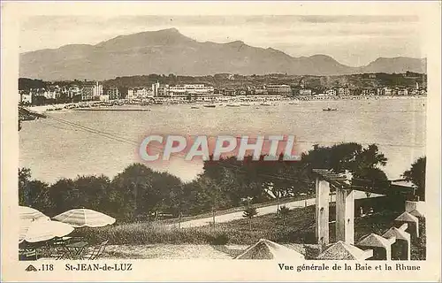 Ansichtskarte AK St Jean de Luz Vue Generale de la Baie et la Rhune