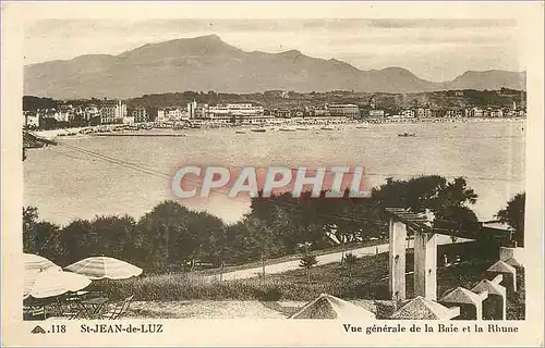 Cartes postales St Jean de Luz Vue Generale de la Baie et la Rhune