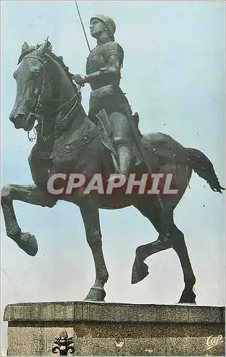 Moderne Karte Reims Le Monument Jeanne d'Arc