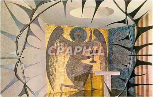 Moderne Karte Coventry Cathedral Mural in the Chapel of Christ in Gethsemane